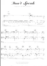 descargar la partitura para acordeón Don't Speak en formato PDF