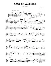 descargar la partitura para acordeón Rosa de Valencia (Paso Doble) en formato PDF