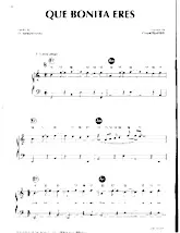 descargar la partitura para acordeón Que bonita eres (Rumba) en formato PDF