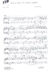 descargar la partitura para acordeón Ballade en sous bois en formato PDF