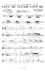 download the accordion score Love me Please love me (Arrangement : Léo Nègre) (Orchestration) in PDF format