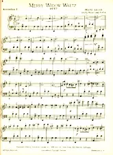 scarica la spartito per fisarmonica Merry Widow Waltz (1er et 2ème Accordéons) in formato PDF