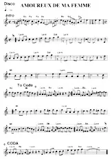 descargar la partitura para acordeón Amoureux de ma femme (Chant : Richard Anthony) (Relevé) en formato PDF