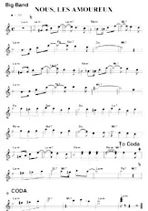 download the accordion score Nous les amoureux (Relevé) in PDF format