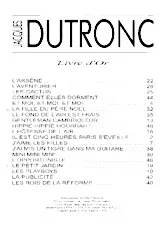 descargar la partitura para acordeón Livre d'or : Jacques Dutronc (19 Titres) en formato PDF