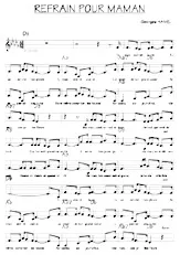 descargar la partitura para acordeón Refrain pour Maman (Relevé) en formato PDF