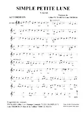 descargar la partitura para acordeón Simple petite lune (Valse) en formato PDF