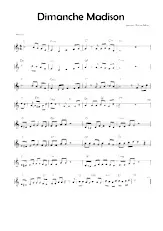 descargar la partitura para acordeón Dimanche Madison en formato PDF