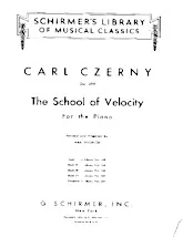 scarica la spartito per fisarmonica Czerny (Piano) Vélocité 2 in formato PDF