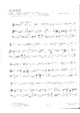 scarica la spartito per fisarmonica Si jolie (Chant : Henri Salvador) in formato PDF