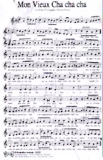 descargar la partitura para acordeón Mon vieux Cha cha cha en formato PDF