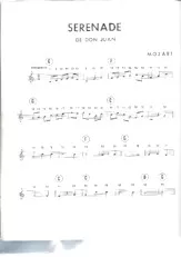 télécharger la partition d'accordéon Sérénade (De Don Juan) au format PDF