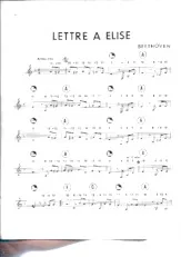 télécharger la partition d'accordéon Lettre à Elise au format PDF