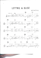 descargar la partitura para acordeón Lettre à Elise en formato PDF