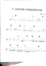 descargar la partitura para acordeón 5ème danse hongroise en formato PDF