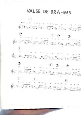 télécharger la partition d'accordéon Valse de Brahms au format PDF