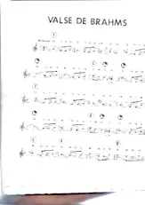 descargar la partitura para acordeón Valse de Brahms en formato PDF