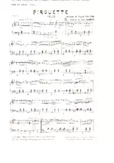 télécharger la partition d'accordéon Pirouette (Valse) au format PDF