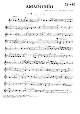 download the accordion score Amado Mio in PDF format
