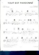 download the accordion score Tout est pardonné in PDF format