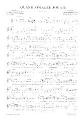 télécharger la partition d'accordéon Quand Aimable jouait (Fox Trot) au format PDF