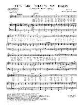 download the accordion score Yes Sir That's My Baby (Chacun son Truc) in PDF format