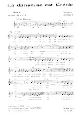 télécharger la partition d'accordéon La Danseuse est Créole (Rumba Chantée) au format PDF