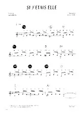 download the accordion score Si j'étais elle in PDF format