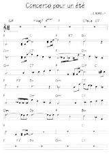 download the accordion score Concerto pour un été (Relevé) in PDF format