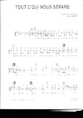 download the accordion score Tout c' qui nous sépare in PDF format