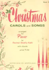 télécharger la partition d'accordéon 36 christmas and carols songs (Rachel Beatty Kahl) (Book 3) au format PDF