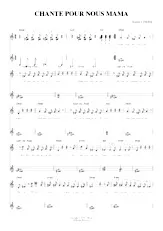 scarica la spartito per fisarmonica Chante pour nous mama (Relevé) in formato PDF