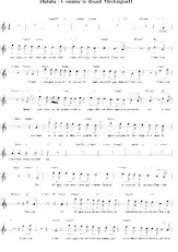 scarica la spartito per fisarmonica Comme le disait Mistinguett (Relevé) in formato PDF
