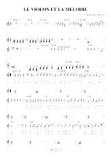 télécharger la partition d'accordéon Le violon et la mélodie (Relevé) au format PDF