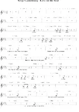 télécharger la partition d'accordéon Love on the beat (Relevé) au format PDF