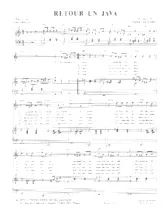 download the accordion score Retour en java in PDF format
