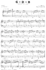 download the accordion score Gueule de bois (G D B) (Valse) in PDF format