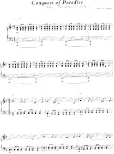 descargar la partitura para acordeón Conquest of paradise (Du Film : Christophe Colomb) en formato PDF