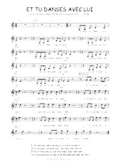 download the accordion score Et tu danses avec lui (Chant : C Jérôme) in PDF format