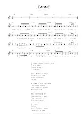 descargar la partitura para acordeón Jeanne en formato PDF