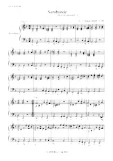 descargar la partitura para acordeón Sarabande en formato PDF