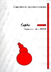 download the accordion score Saphir (Orchestration Complète pour 4 Accordéons) in PDF format