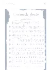 télécharger la partition d'accordéon Une boucle blonde (Rumba Chantée) au format PDF