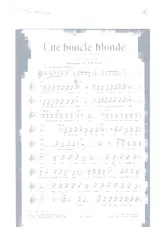 descargar la partitura para acordeón Une boucle blonde (Rumba Chantée) en formato PDF