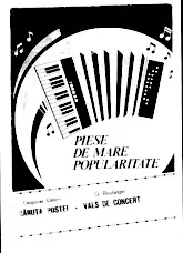 télécharger la partition d'accordéon Caruta postei + Vals de concert au format PDF