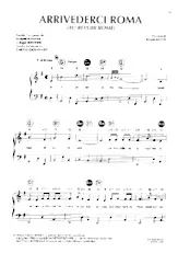 descargar la partitura para acordeón Arrivederci Roma (Au Revoir Rome) en formato PDF