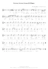 descargar la partitura para acordeón Green green grass of home en formato PDF