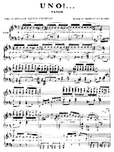 descargar la partitura para acordeón Uno (Sur le chemin de ta maison) (Tango) (Partie : Piano) en formato PDF