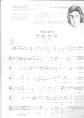 télécharger la partition d'accordéon Pauline au format PDF