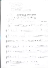 télécharger la partition d'accordéon Romance Anonyme (Jeux interdits) au format PDF